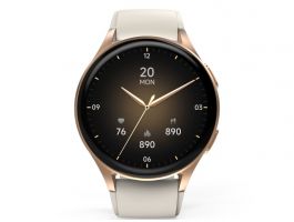 Hama Smartwatch 8900 okosóra, kerek, telefon funkció, alexa, arany (178613)